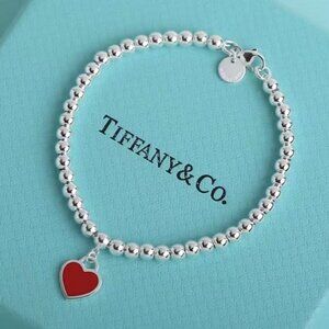 TIFFANY & CO. Return to Tiffany Double Heart Tag Bracelet